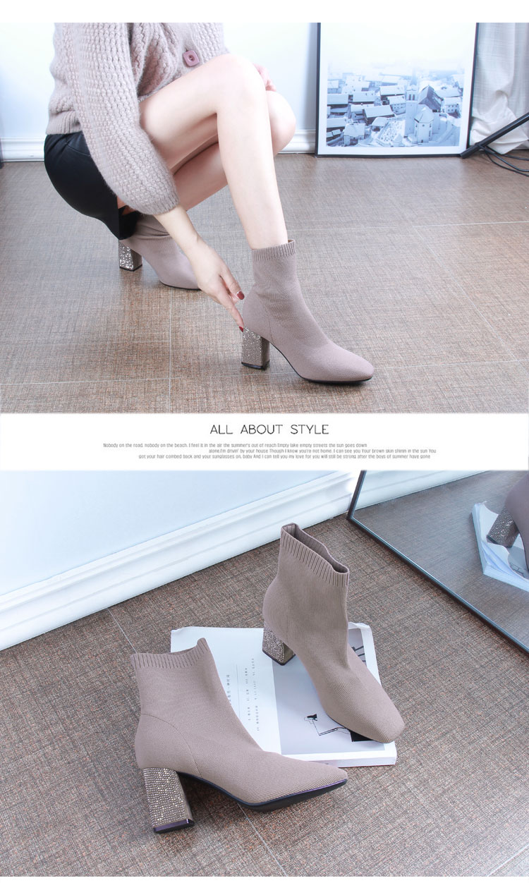 Bottes mi-saison femme en Caoutchouc - Ref 3249653 Image 17