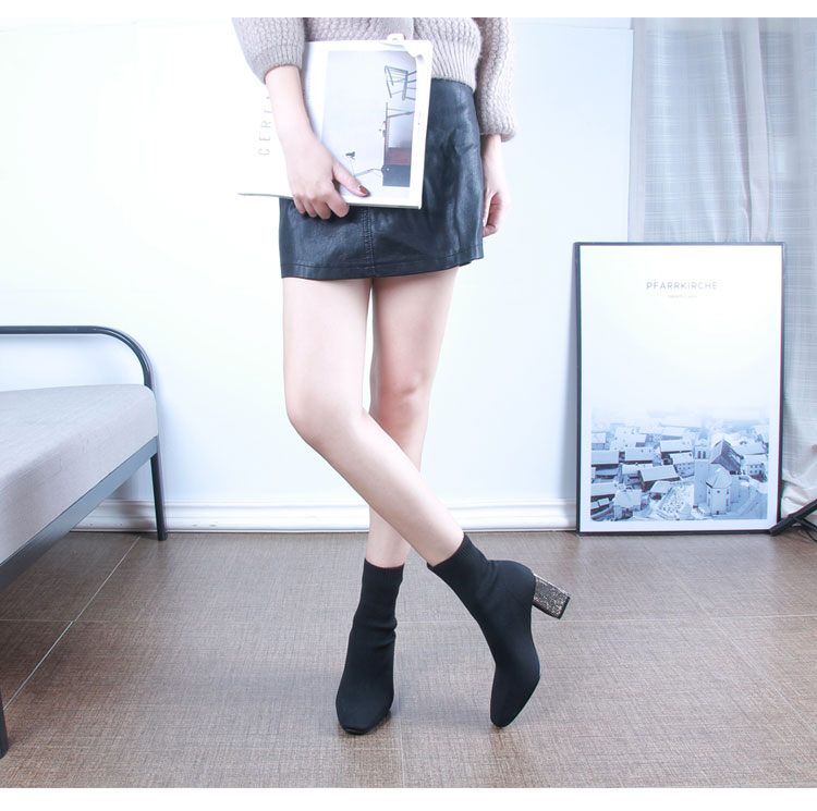 Bottes mi-saison femme en Caoutchouc - Ref 3249653 Image 9