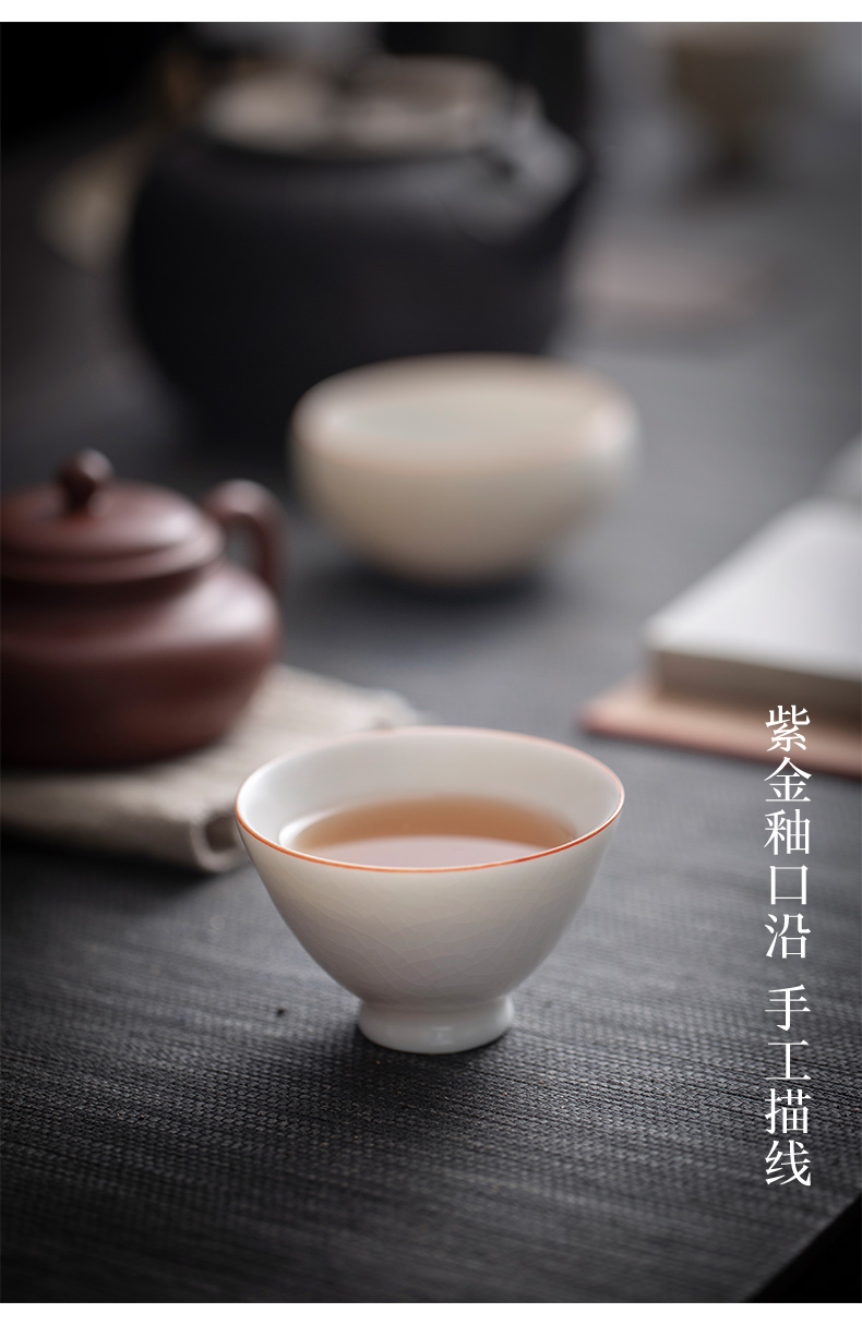 MaiTao jingdezhen porcelain ceramic cups kung fu tea set your up on host round cup single CPU