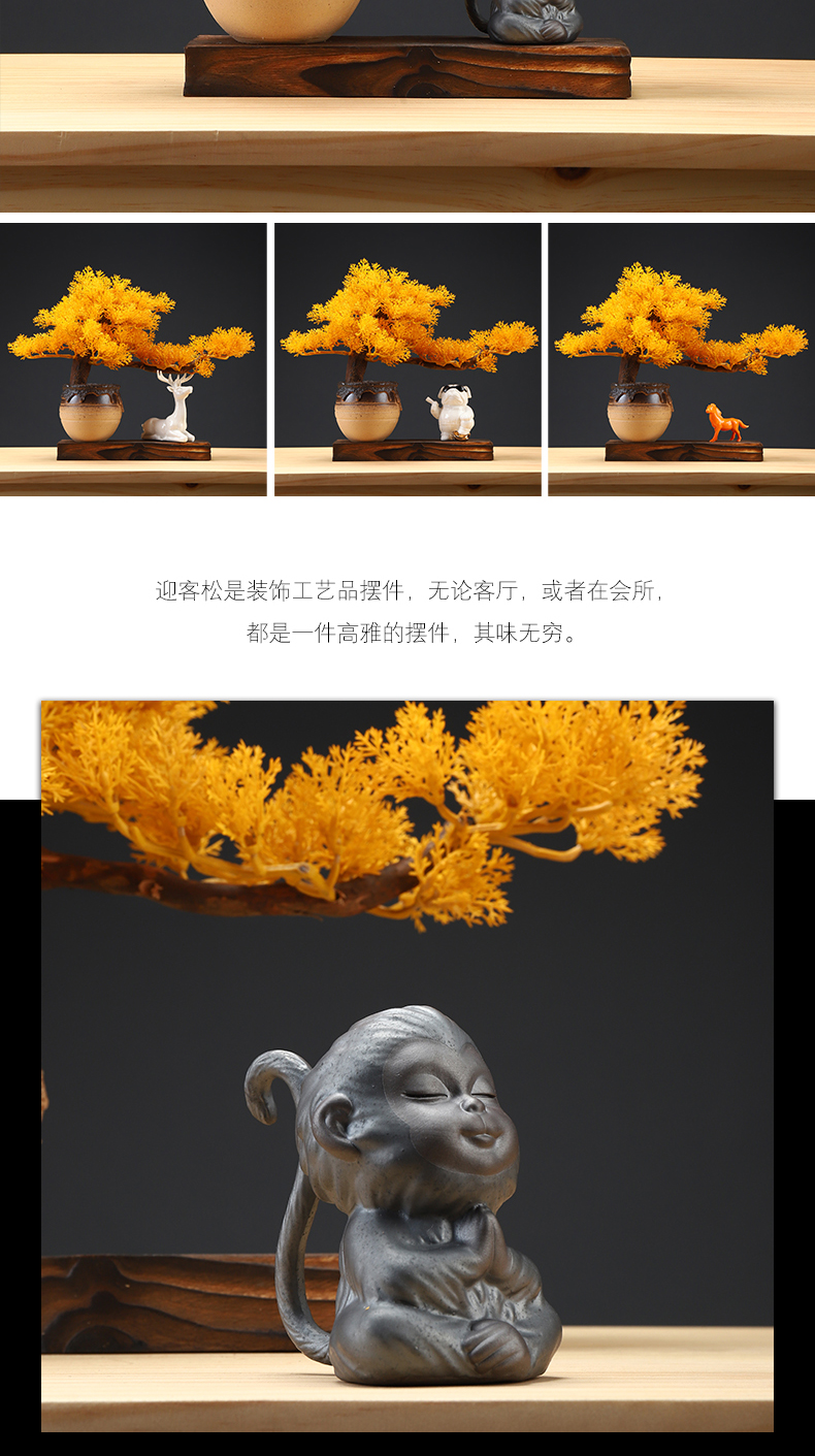 Simulation bonsai MaiTao new Chinese style household furnishing articles between sitting room porch soft outfit decoration miniascape of zen example act the role ofing is tasted