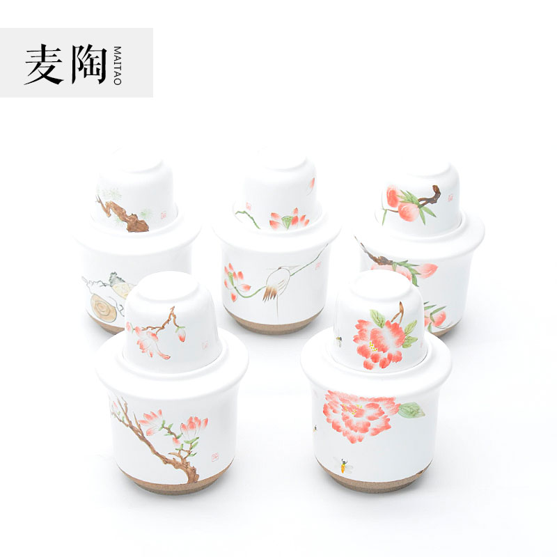 MaiTao ipads China two temperature wine pot three - piece ceramic wine warm wine pot hot hot wine liquor cup