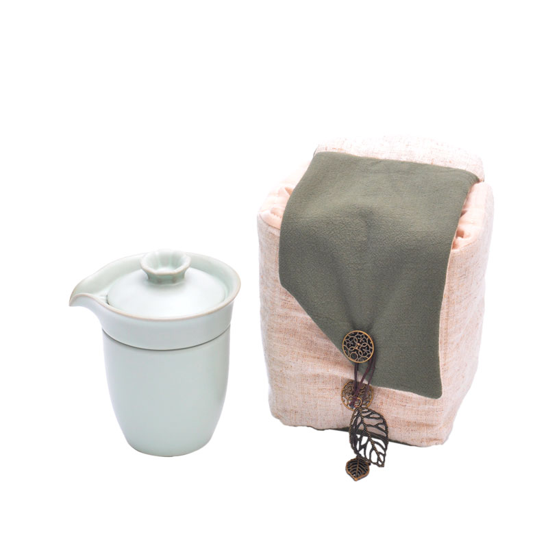 MaiTao your up kung fu tea set crack cup cotton and linen portable travel tea set to receive a bag bag in hand grasp the teapot teacup