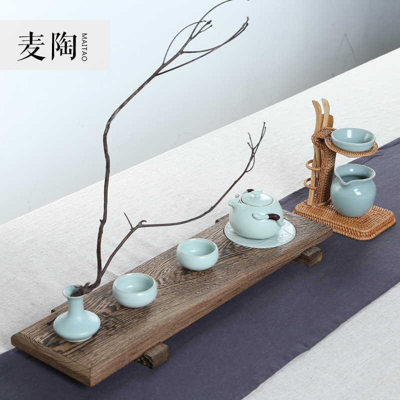 MaiTao autumn rattan tea easily frame accessories kung fu tea set lazy ground tea tea aircraft frame the cane top service up)