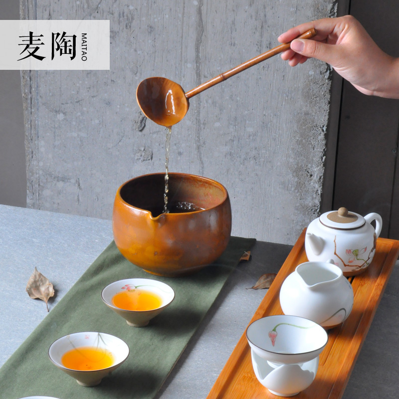 MaiTao bamboo incense inserted enjoy tea holder tea accessories tea towel teaspoons water run out of kung fu tea set spare parts