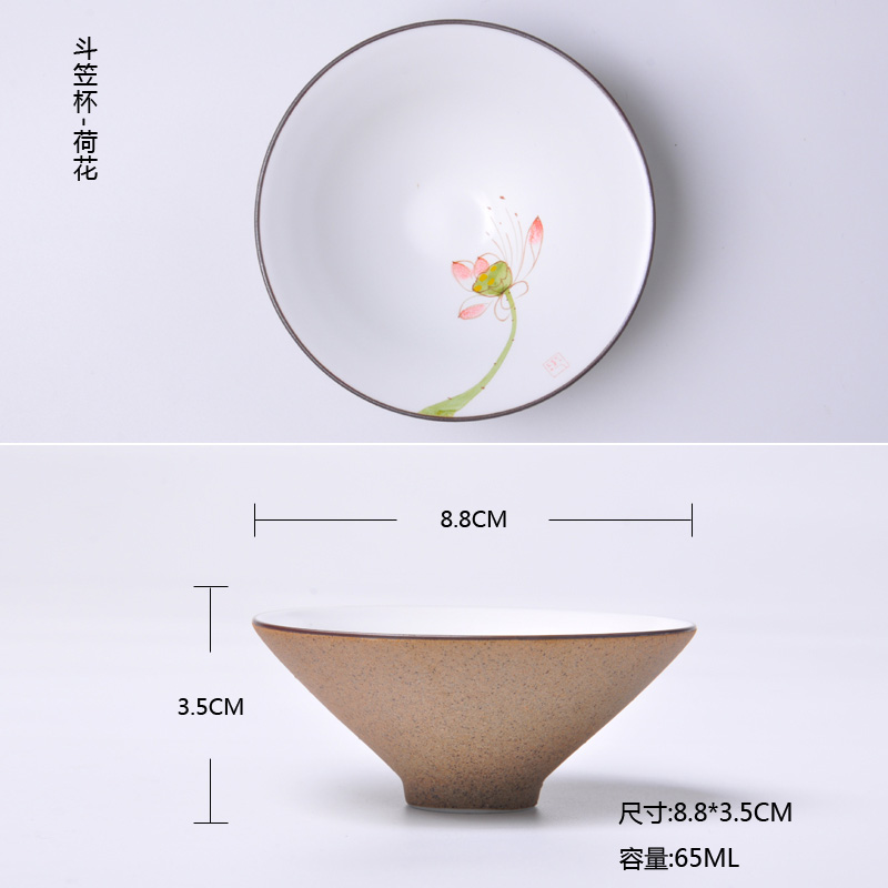 MaiTao jingdezhen hand - made sample tea cup small ceramic cups kung fu your up up with pu - erh tea masters cup