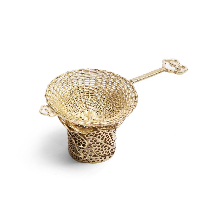 MaiTao pure copper) filtering rack plating knit tea tea tureen filter kung fu tea accessories