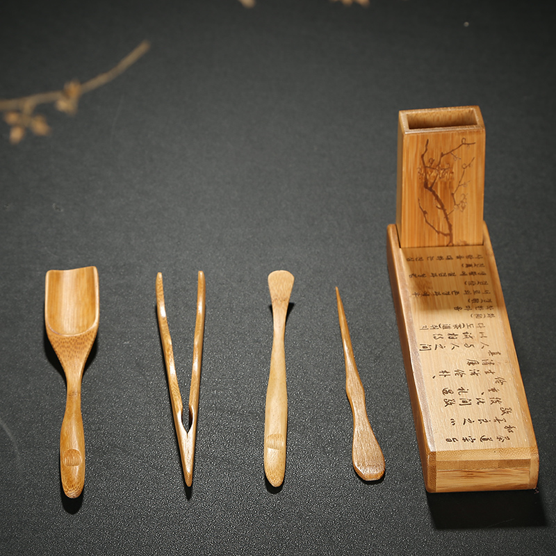 MaiTao tea six gentleman bamboo kung fu tea set spare parts and six gentleman tea furnishing articles ChaZhen in combined packages