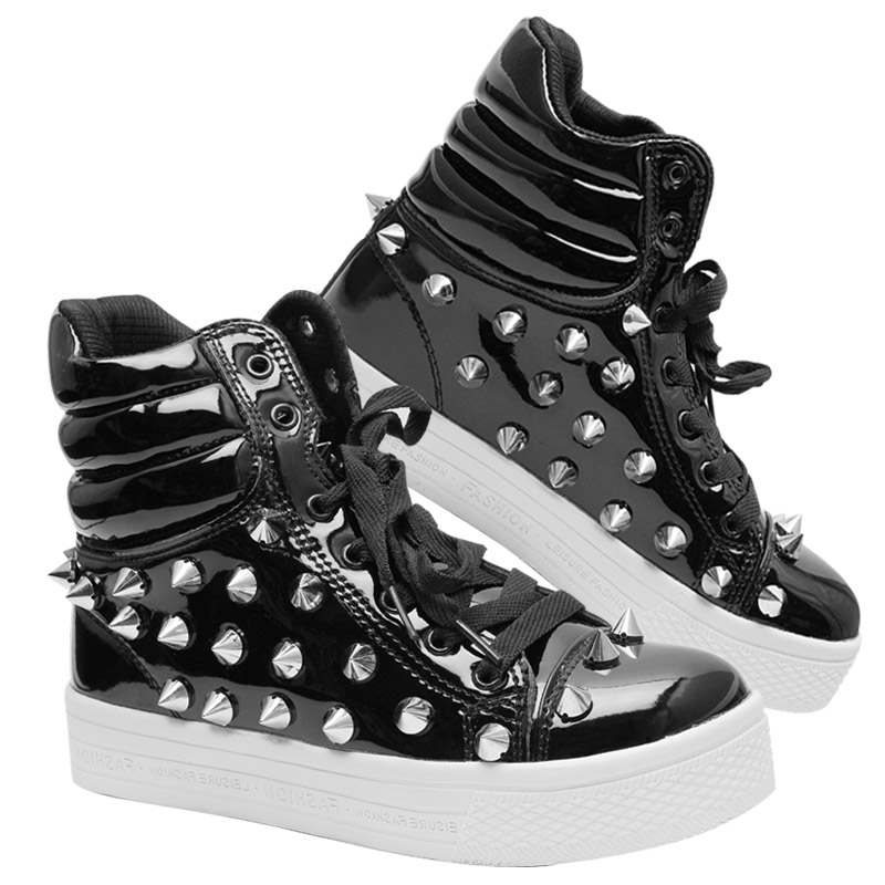 Performance shoes DS men's hip-hop casual shoes European and American DJ fashion performance Liu Dingmao spikes dance shoes