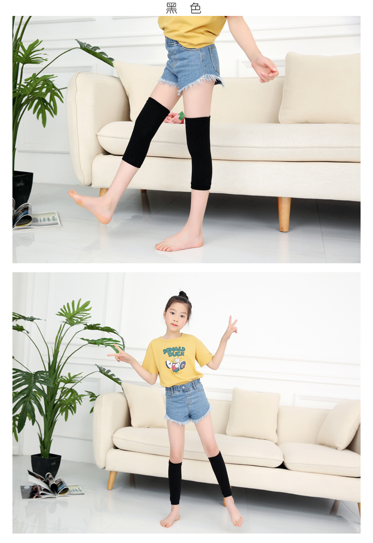 Hoa thủy triều đệm đầu gối bông mỏng mùa xuân và mùa hè liền mạch vớ ấm vớ thể thao điều hòa đầu gối đệm đàn ông và phụ nữ đi xe đạp chân già lạnh tất cổ ngắn