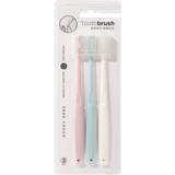 Miniso, минималистичная мягкая трехэтапная комфортная зубная щетка