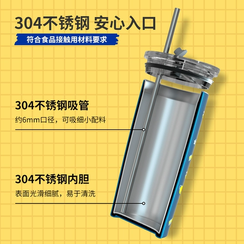 Miniso, игрушка, высококачественная трубочка, милый термос, клубника со стаканом