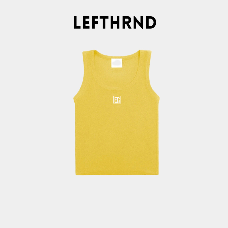 Korean Style Hot Girl Sleeveless Camisole for Women 2026 Summer New Trendy Qin Lan Letter Short Top Super Sweet Fashion