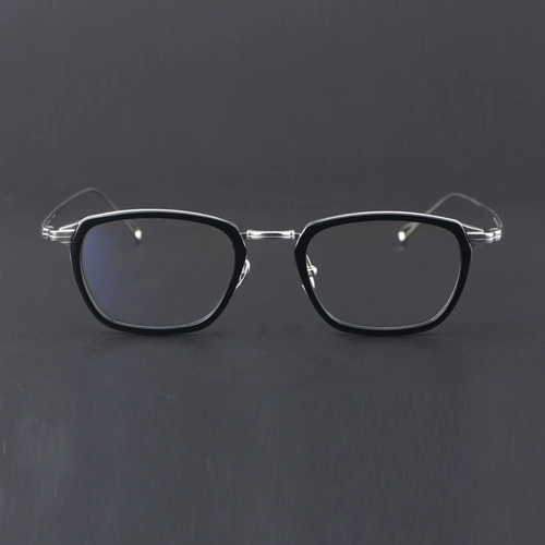 Retro Pure Titanium Eye Frame Myopia Glasses Рамки для мужчин большие очки для лица