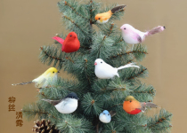 Simple Mori Bird soft decorations simulation ornaments creative home accessories outdoor garden Christmas handmade creativity