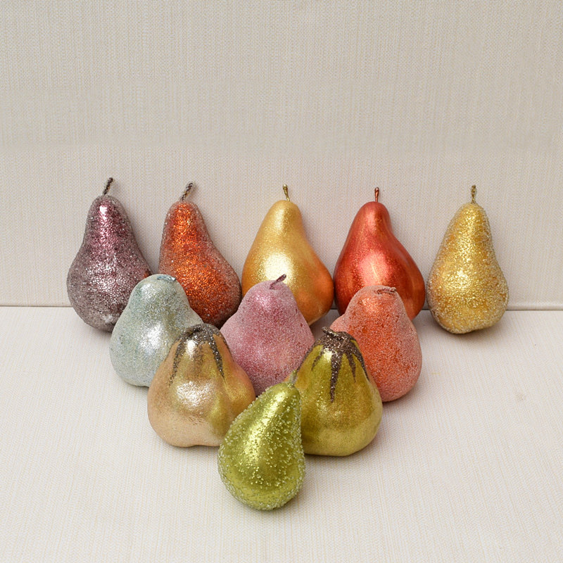 Simulation fruit piece fake fruit pear shape display decoration creative shooting props foreign trade original craft