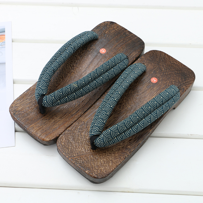 Men's Clogs Japanese-Style Thick-Soled Clogs Shoes Cos Japanese Wooden Slippers Female Couple Summer Chinese Style Wooden-Soled Flip-Flops Men's Clogs Japanese-Style Thick-Soled Clogs Shoes Cos Japanese Wooden Slippers Female Couple Summer Chinese Style Wooden-Soled Flip-Flops