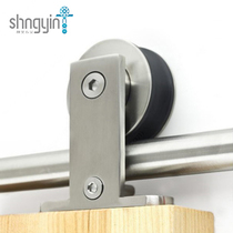 Barn door hanging rail track 304 stainless steel sliding door Kitchen door sliding door track Indoor door pulley hanging rail