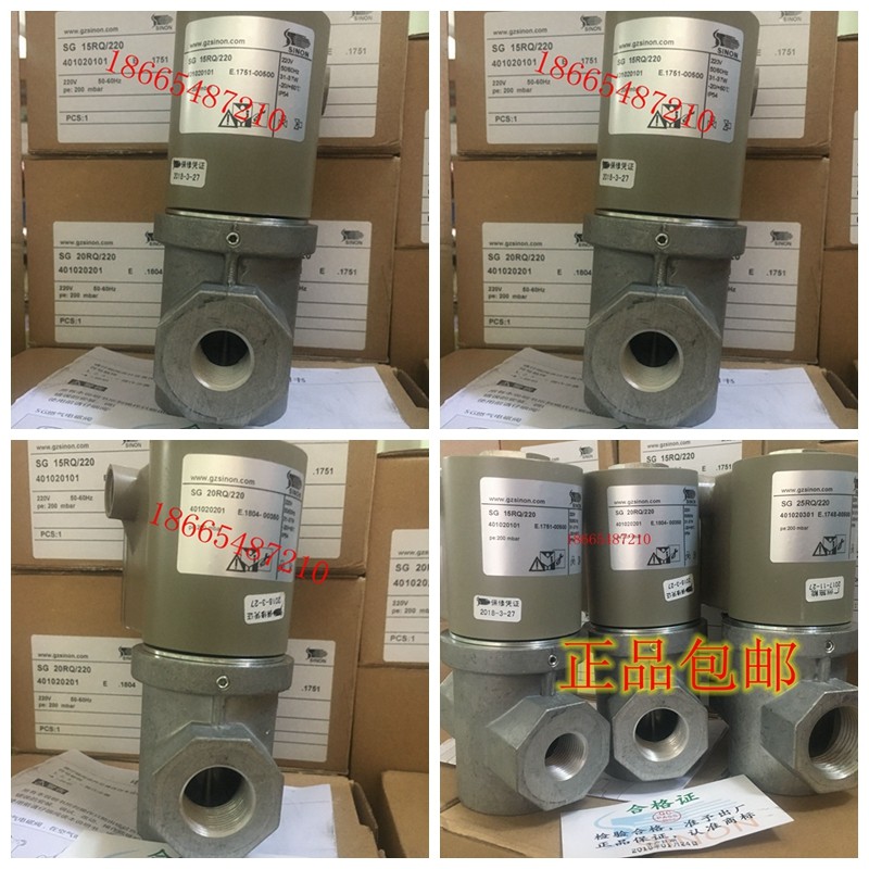 () SINON Gas Solenoid valve SG15RQ 220 SG20RQ 220 SG25RQ 220