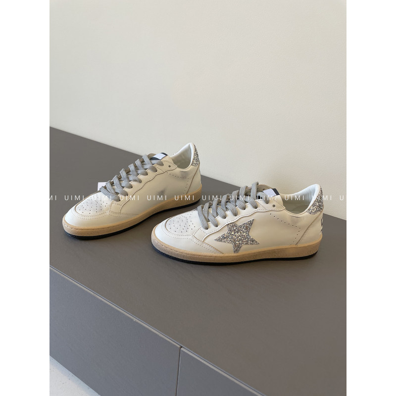 Uimi/ Drunken Fist Color Scheme! 24 Sequin Vintage Star Distressed Sneakers Casual Shoes Women's Height-Increasing Dirty Shoes Uimi/ Drunken Fist Color Scheme! 24 Sequin Vintage Star Distressed Sneakers Casual Shoes Women's Height-Increasing Dirty Shoes