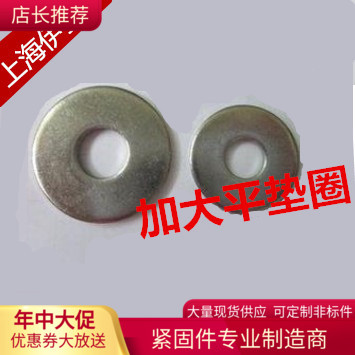 Added flat pad 4 8 galvanized and thickened large gasket Mesothol M4 - M30 flat gasket