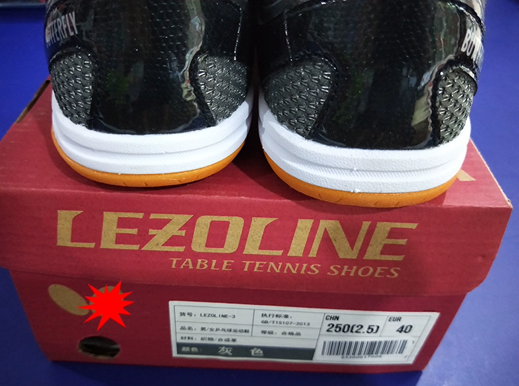 Giày bóng bàn bướm bướm chính hãng giày sneaker LEZOLINE-3 L3 LEZOLINE-1 giày lười thể thao nam