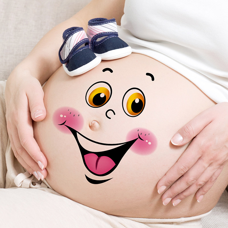 Что рисуют на животе у беременных