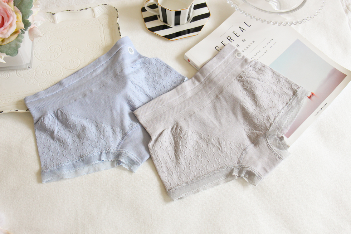 Mới Siêu thoải mái co giãn cao bằng vải cotton cao cấp cho nữ đồ lót ren đơn giản liền mạch tam giác tóm tắt 9 màu vào PK21 quan lot giay
