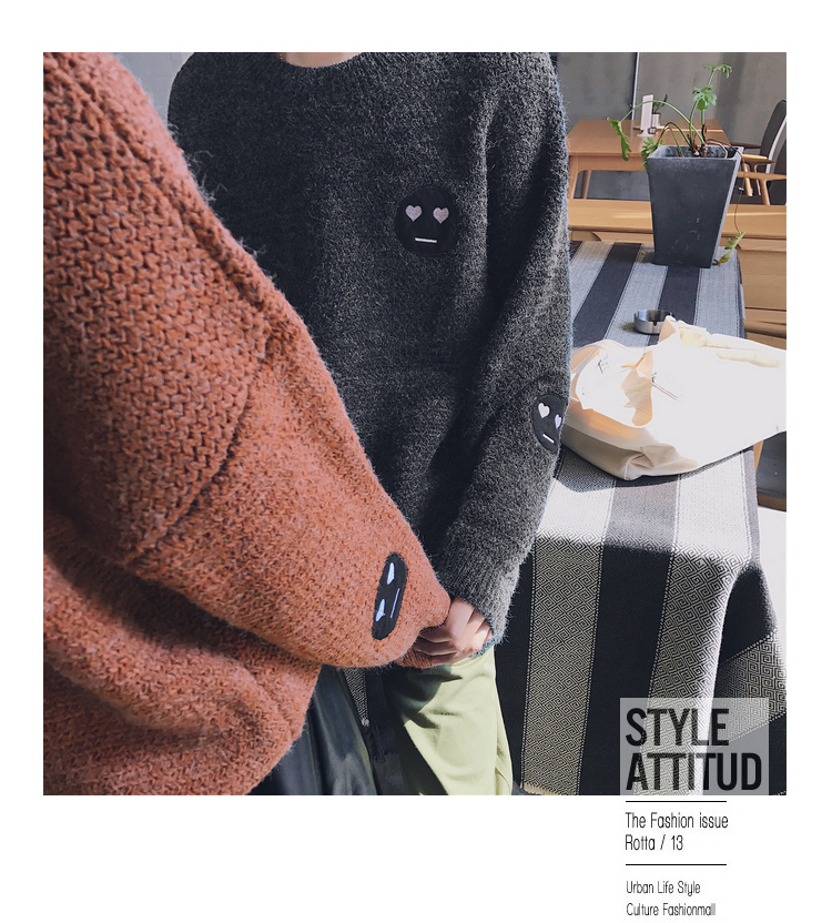 [Full 59] Thu đông 2018 học sinh nhỏ mới phiên bản Hàn Quốc nhỏ của áo len đôi áo hoodie nam