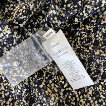  100%silk fried chicken recommended deer self-retention Western style all-match trendy silk floral long-sleeved shirt new