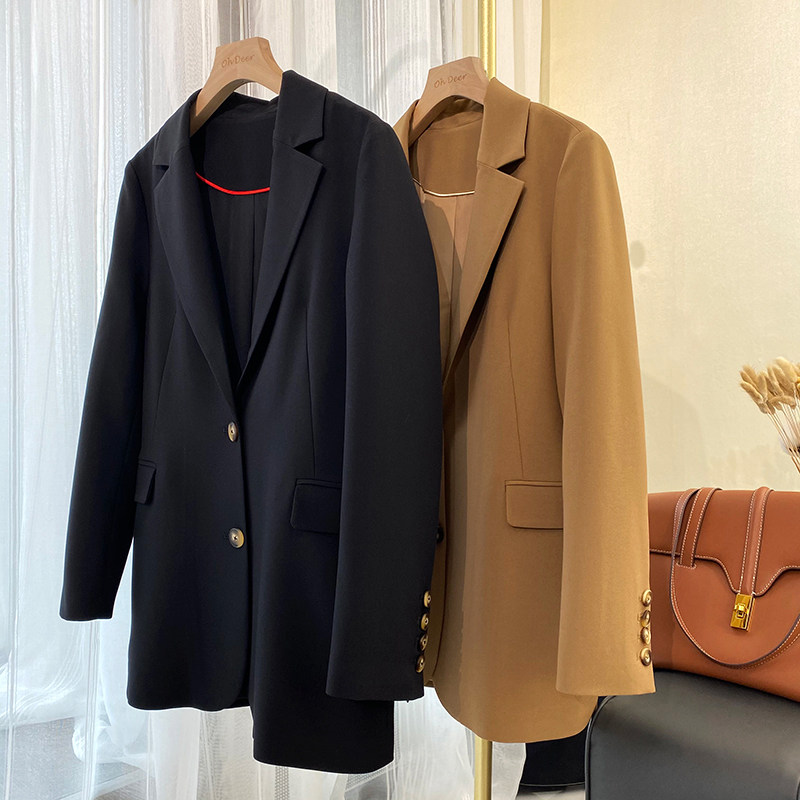 Imported fabrics light luxury style tailoring Marumei air full casual suit suit suit jacket 2021 Spring and Autumn