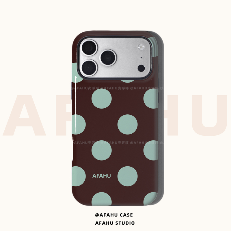 【Shellhuh Original】Chocolate Mint Compatible iPhone 17 Pro Max Film Two-In-One Phone Case Apple 16P Shockproof Premium 15 New Model 14 Stylish 13 Korean Style 12 Niche 11 【Shellhuh Original】Chocolate Mint Compatible iPhone 17 Pro Max Film Two-In-One Phone Case Apple 16P Shockproof Premium 15 New Model 14 Stylish 13 Korean Style 12 Niche 11