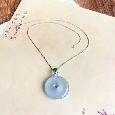 翡翠直播专拍20号平安扣叶子笑佛玉佛如意葫芦福瓜福豆吊坠定制