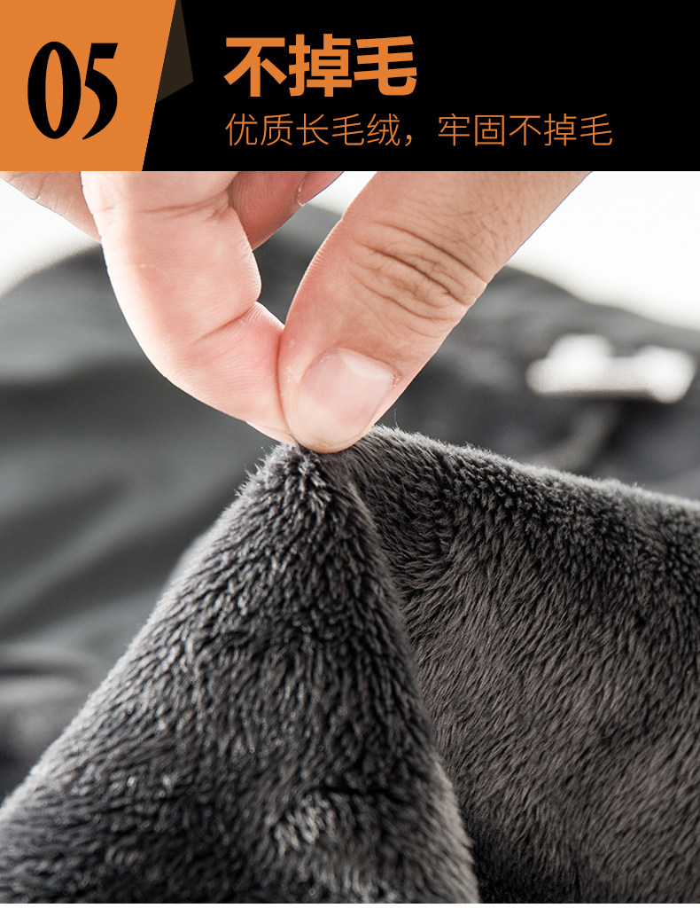 KORAMAN 男女款防风防水 抓绒保暖冲锋裤 YKK拉链 图10