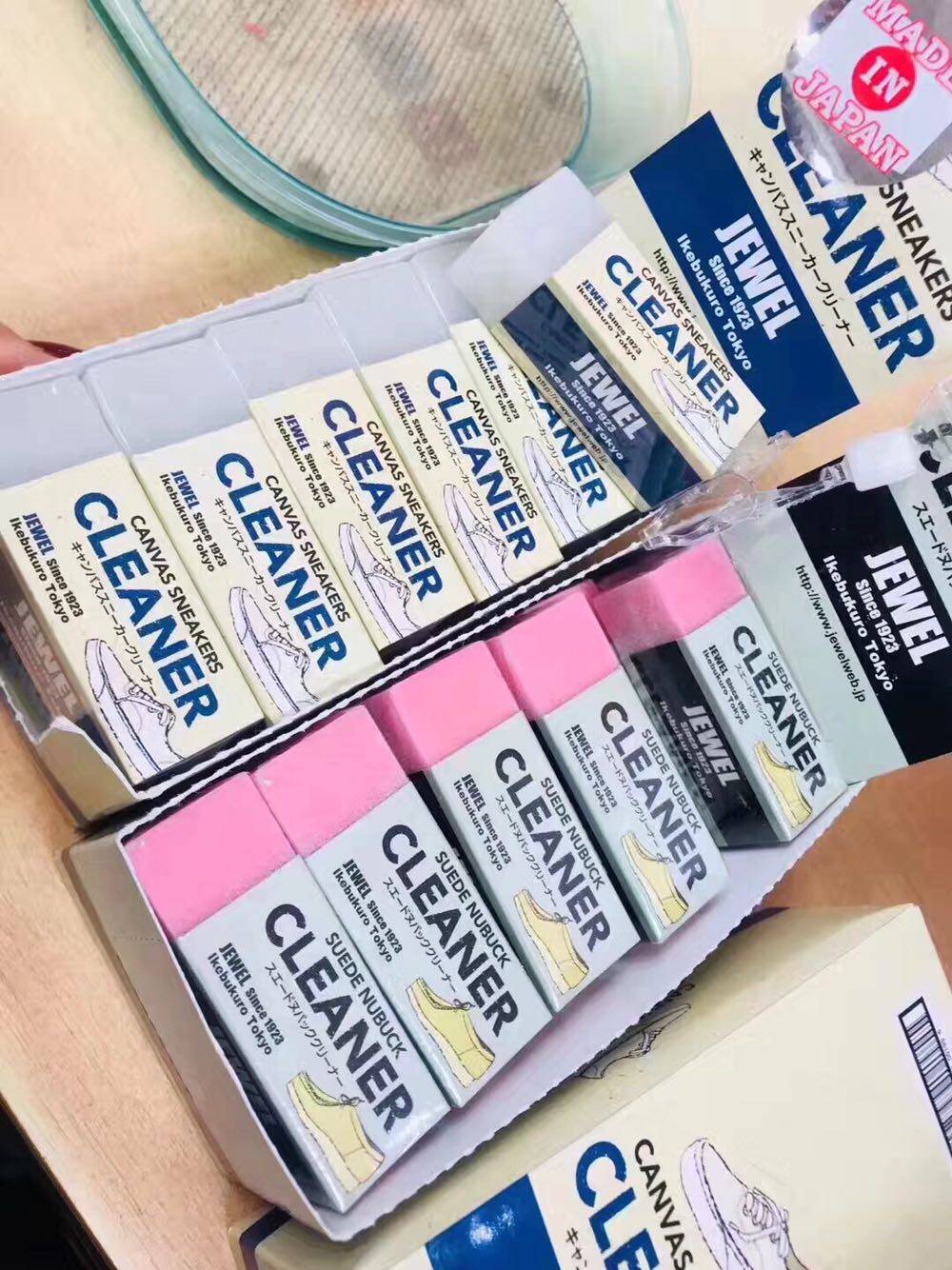 Japan JEWELL CLEANER SHOE POLISH RUBBER WIPE TO THE SHOE STAIN SUEDE CAPER