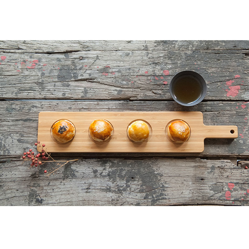 Dutch New Year's Eve Wooden Care Tray Rectangular Tea Care Baking Tool Home Tea Tray Tea Cup Nursery Nordic Dinner Plate Refreshment Tray