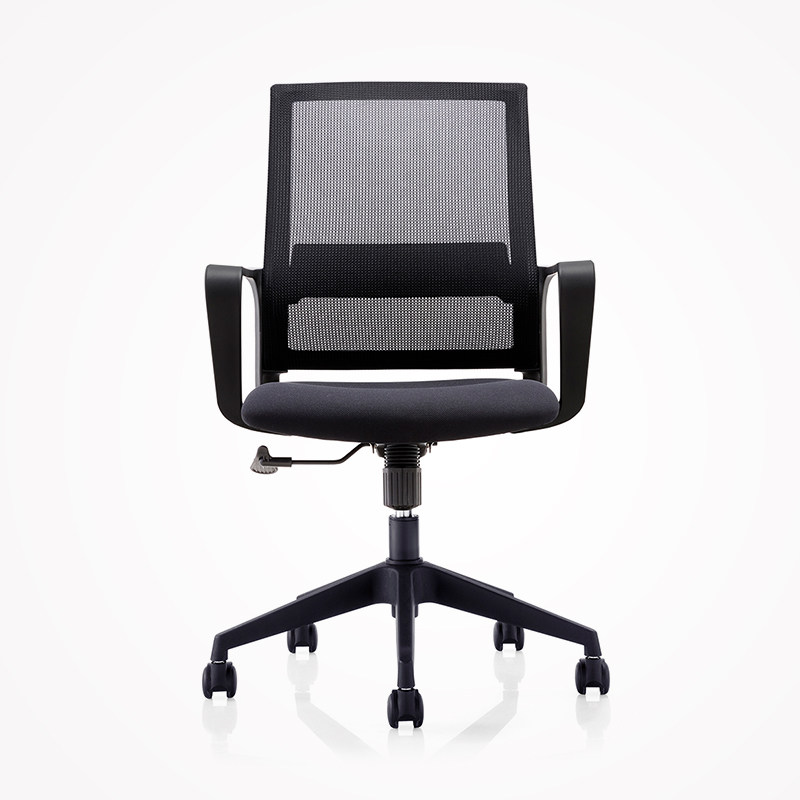 Computer office chair staff switch chair can lift and drop black minimalist modern home comfort office staff chair