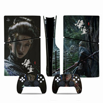 Suitable for PS5 Slim Black Myth Wukong Sticker Host Controller Film Game Pain Sticker Lightweight Frosted Protective Sticker