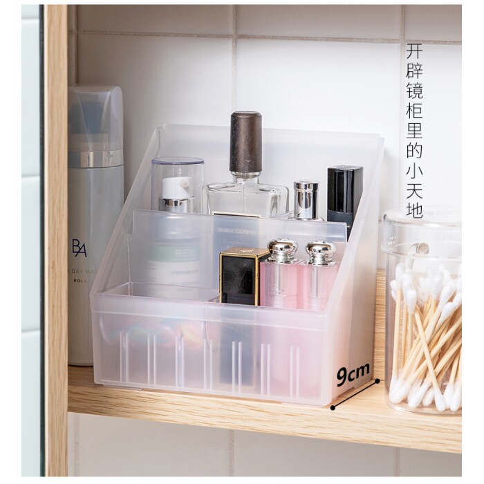 Japan Imported Cosmetics First Accessories Box Mouth Red Skin Care Products Mirror Cabinet Containing dust Dust Desktop Debris Finishing Box