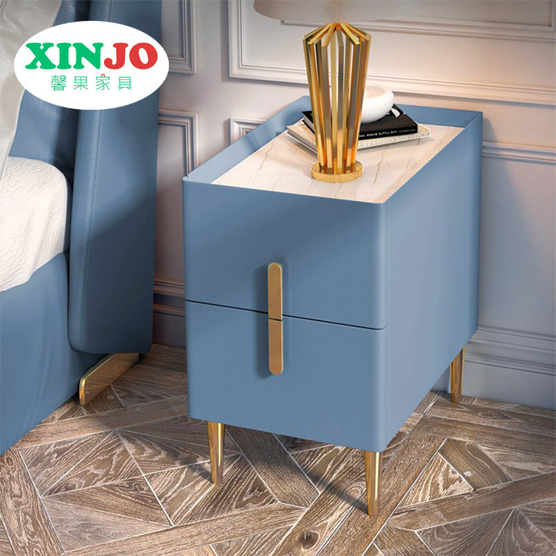 Light luxury mini side cabinet storage cabinet all solid wood Italian minimalist storage cabinet small apartment simple modern bedside table