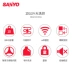 Sanyo / Sanyo WF100BHIS565S Máy sấy khô chuyển đổi tần số 10kg và máy giặt tự động tích hợp - May giặt