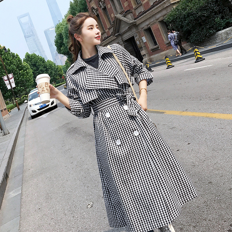 Trench pour femme LUOSIMATE en Polyester - Ref 3226277 Image 1