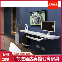 Guesthouse furniture custom bed bed with new TV cabinet computer desk wardrobe furniture