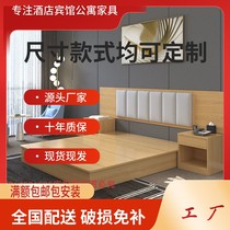 Full set of hotel beds customized hotel beds express hotel standard room beds single bed apartments bed and breakfast rental room bed manufacturers