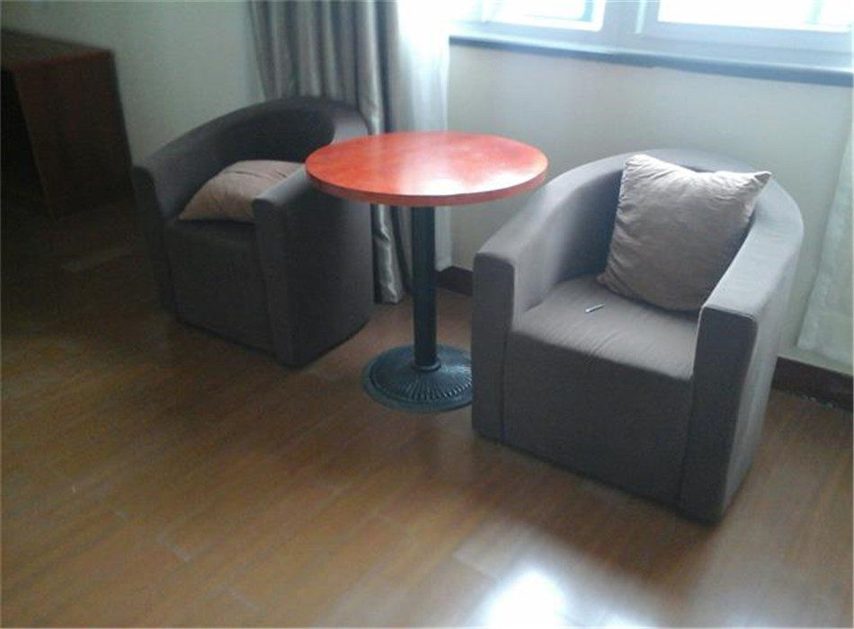 Professional custom-made high-end hotel express hotel furniture suite room standard room bed circle chair wardrobe Simmons