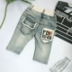 Quần short bé trai denim mùa hè mỏng trẻ em mặc quần trẻ em 2019 quần mới trong quần trẻ em lớn phiên bản Hàn Quốc của thủy triều - Quần jean