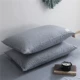 Rửa sạch bông 100% cotton áo gối một cặp đơn giản có nghĩa là bông áo gối 48 * 74cm đơn gối tay 40X60 - Gối trường hợp