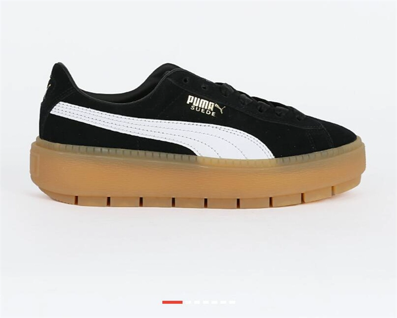 Giày thể thao Puma 彪 马蕾 hanna 泫 雅 超 厚底 糕 鞋鞋 黑 棕 白 70 367057-05-06 - Dép / giày thường