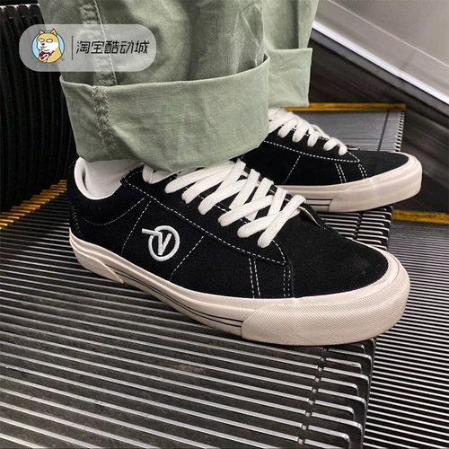 VANS UA SID DX ANAHEIM Черно -белый низкий топ повседневный скейтборд обувь VN0A4BTXUL1