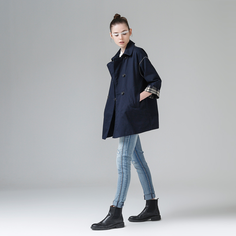 Trench pour femme en Coton - Ref 3227546 Image 5