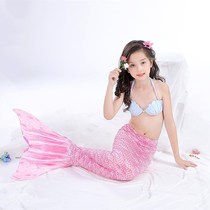 Girls Mermaid Swimsuit Clothing Childrens Fish Tail Princess Dress Swimsuit Girl Split Bikini Set